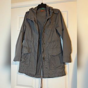 Ambition Grey 100% Cotton Utility Jacket Size S